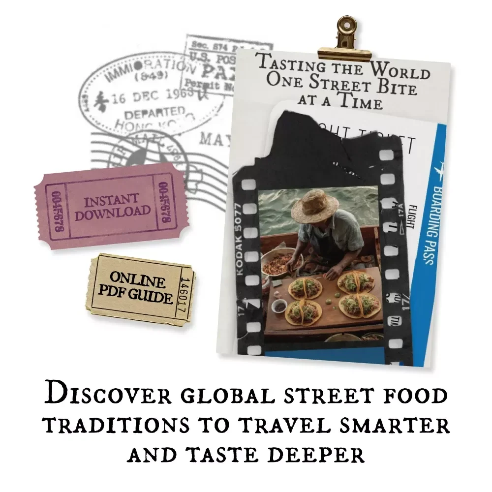 Tasting the World One Street Bite at a Time — Global Street Food Travel Guide | Best Street Food in Different Countries | Digital Download for Food Lovers & Travelers