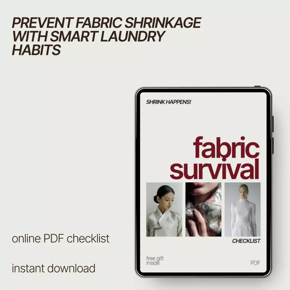 Shrink Happens! A Fabric Survival Checklist | What Fabrics Shrink in Washing and How to Avoid It | Laundry Care Digital Download