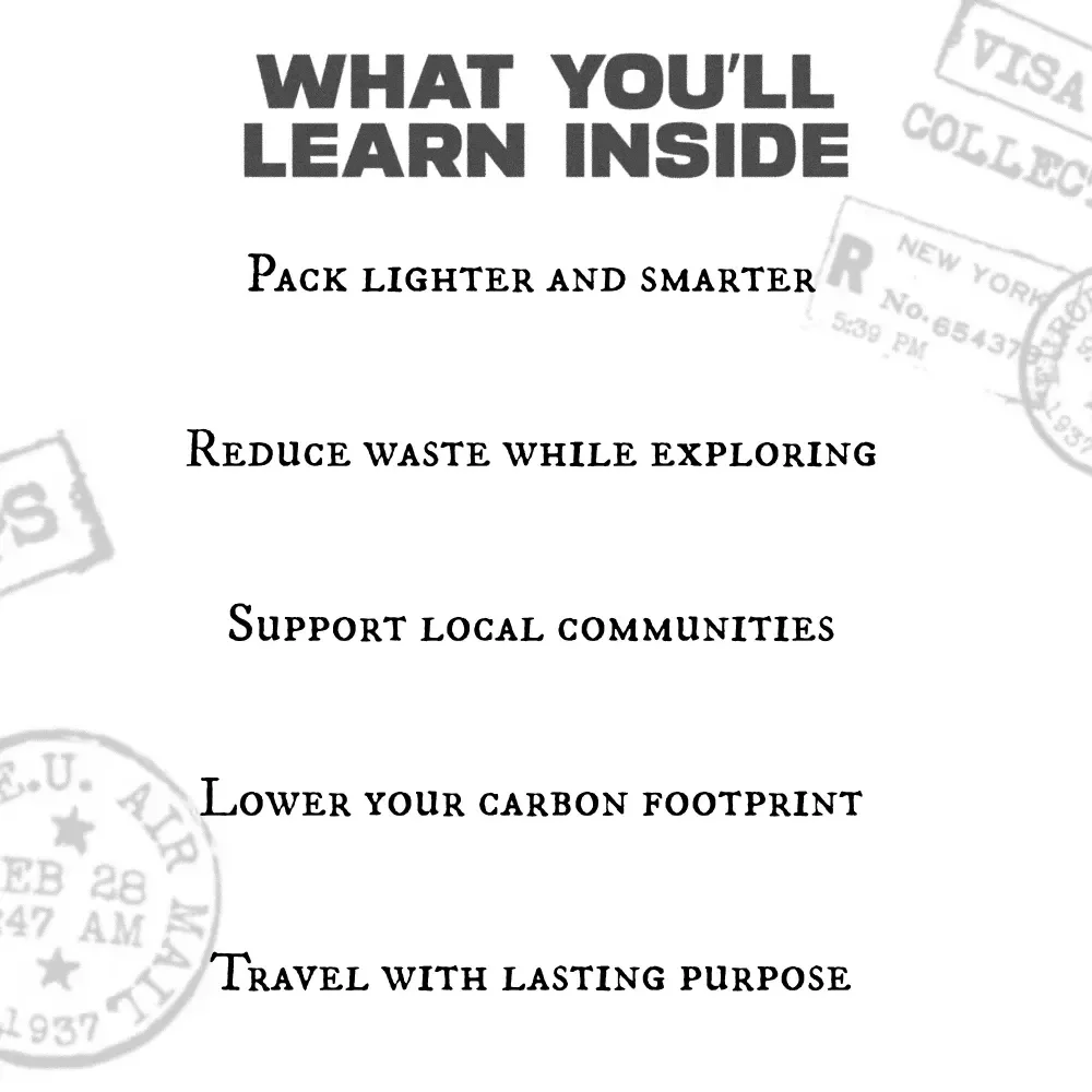The Smart & Sustainable Traveler Checklist | Eco-Friendly Travel Planner for Sustainable Travel Practices for Tourists | Digital Download for Conscious and Responsible Adventures
