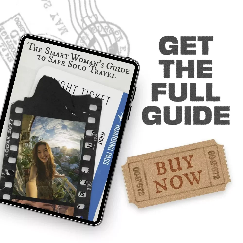 The Smart Woman’s Guide to Safe Solo Travel | eBook for Confident Independent Women | Solo Travel for Women Safety Tips, Packing, Digital Security & Confidence on the Road