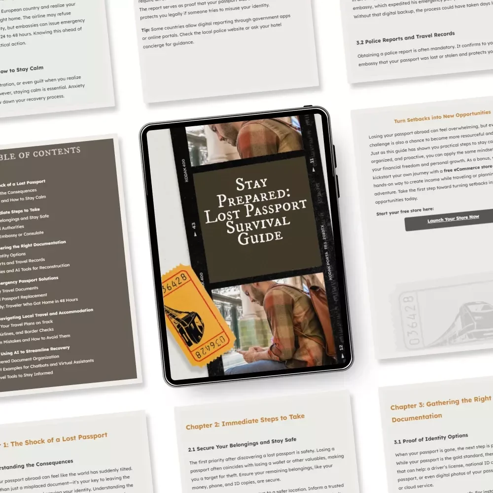 Stay Prepared: Lost Passport Survival Guide - What to Do If You Lose Your Passport Abroad