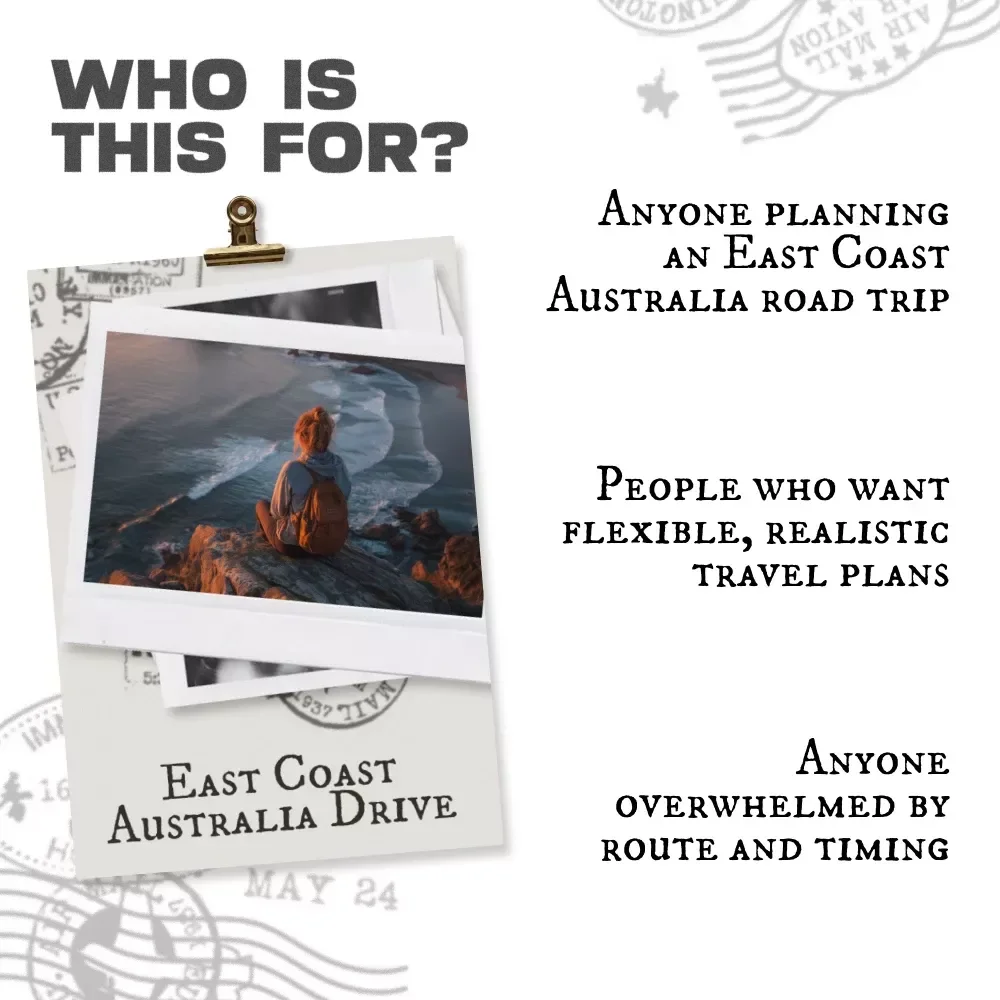 East Coast Australia Drive | Ultimate Road Trip Planner, Scenic Route Guide, Campervan & Car Itinerary, Digital Download