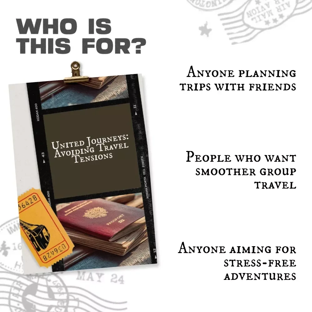 United Journeys: Avoiding Travel Tensions – Group Trip Harmony eBook for Smoother Adventures | How to Handle Conflict on a Group Trip Guide