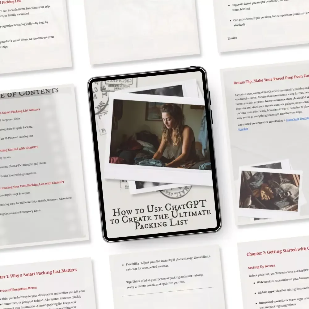 How to Use ChatGPT to Create the Ultimate Packing List: A Step-by-Step Guide to Packing Smarter with AI