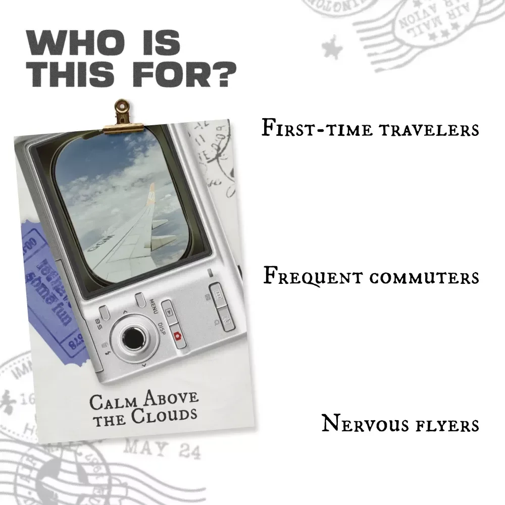 Calm Above the Clouds | Transform Your Flight Anxiety with This eBook Guide on How to Overcome Fear of Flying and Enjoy Every Journey