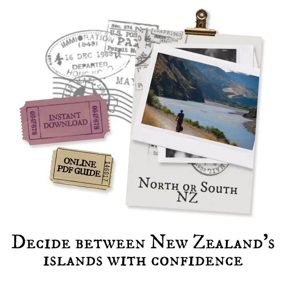 North or South NZ – New Zealand North vs South Island Itinerary Guide, Travel Planner eBook & Checklist