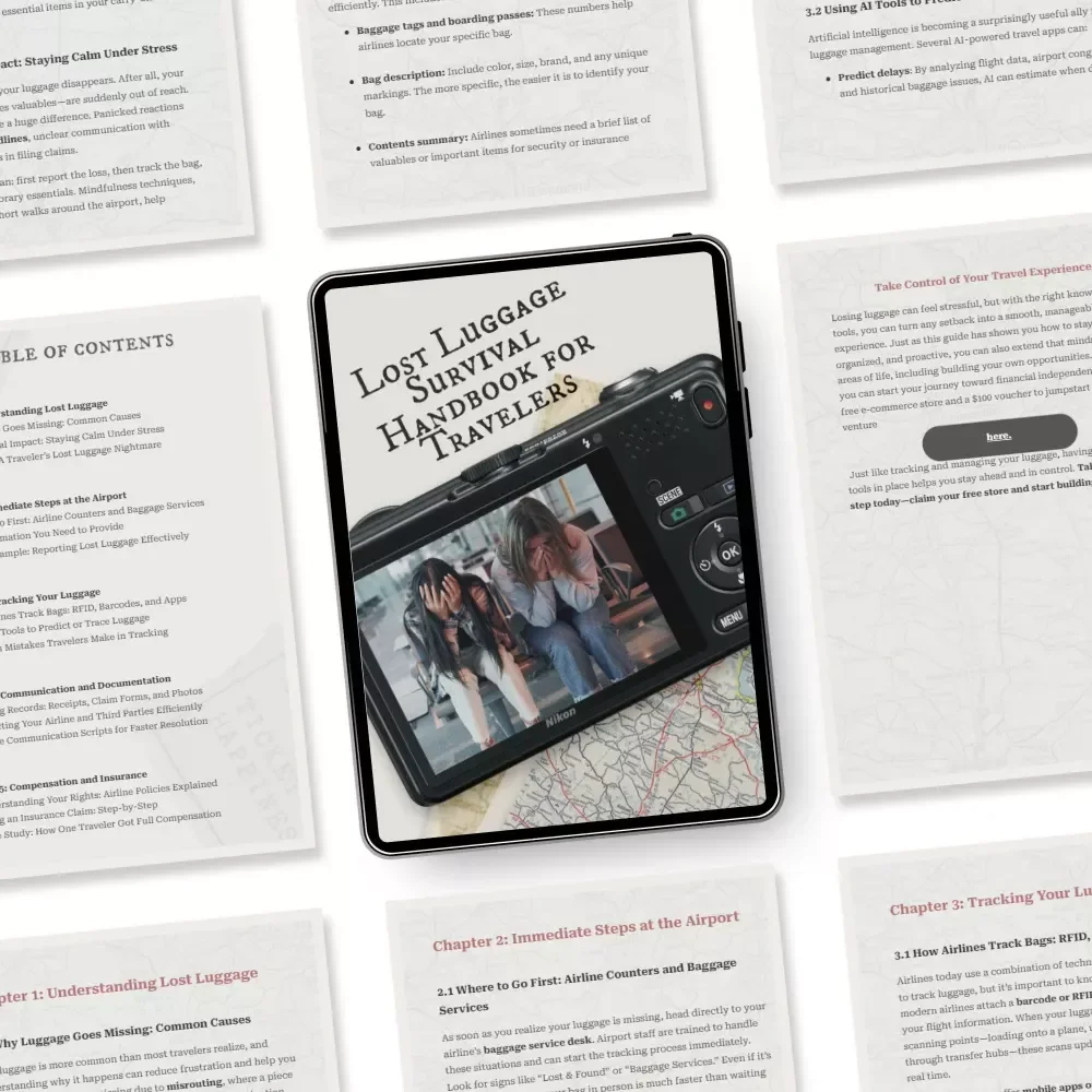 Lost Luggage Survival Handbook for Travelers: Dealing with Lost Luggage Step by Step