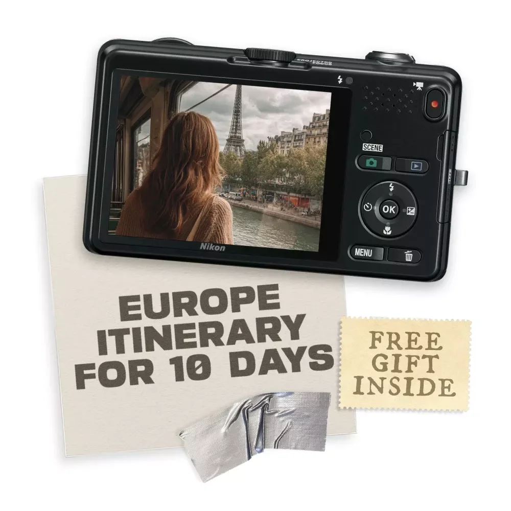 Your Smart Guide to a Europe Itinerary for 10 Days | Digital Travel Planner | Step-by-Step Guide on How to Build a 10 Day Europe Itinerary