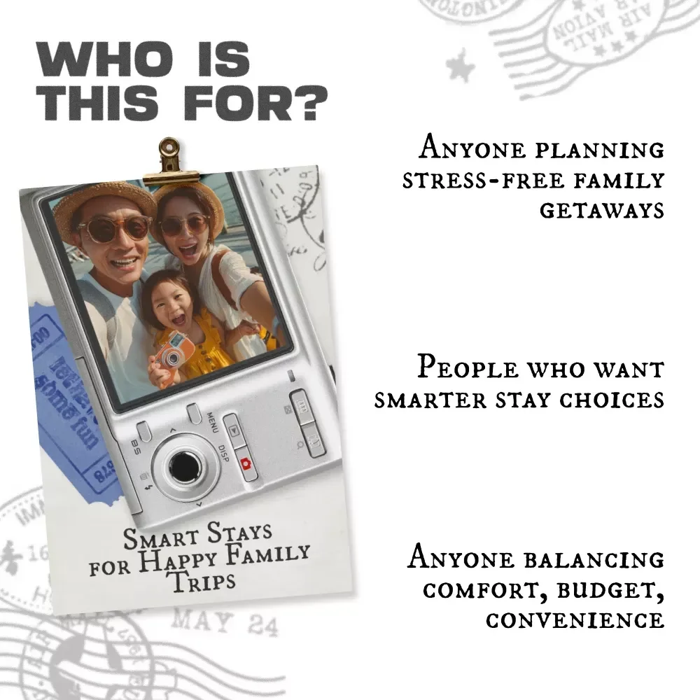 Smart Stays for Happy Family Trips | Family Travel eBook | Vacation Planning Guide for Parents