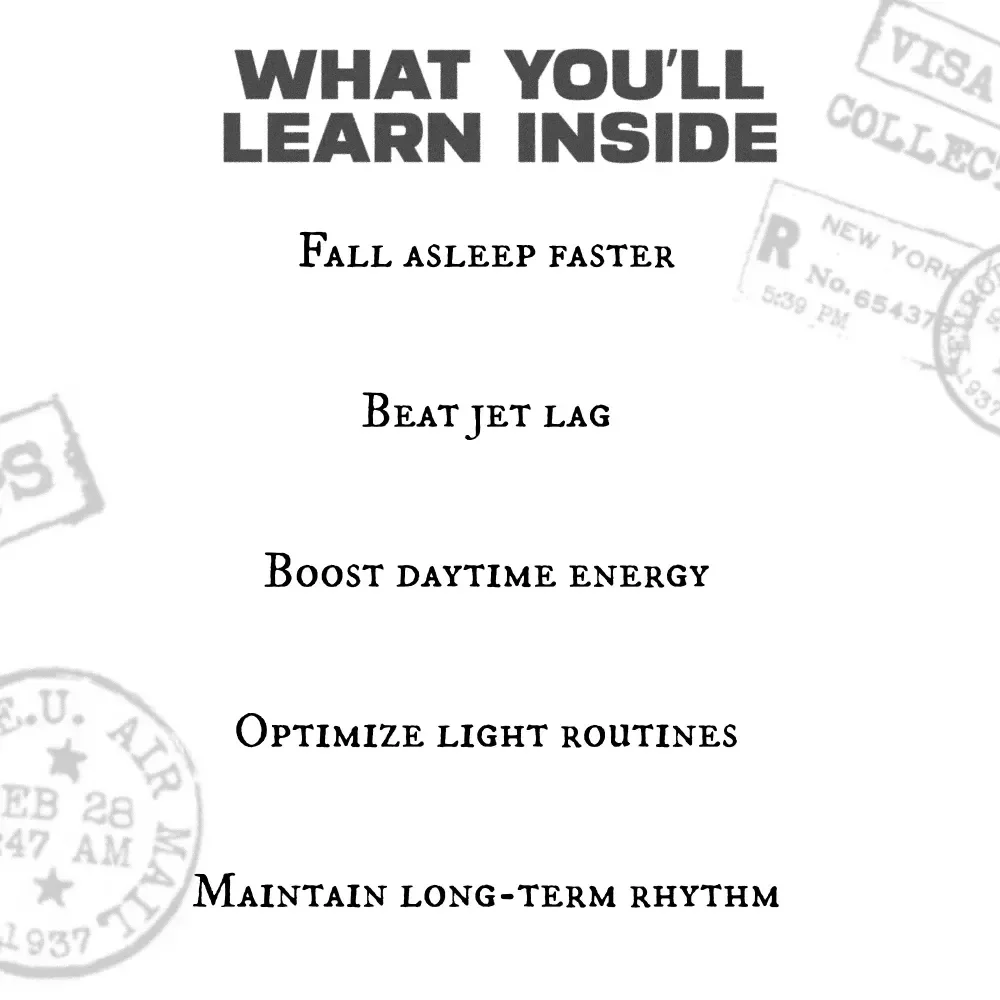 Master Your Body Clock with Light – A Smart Travel Guide for How to Beat Jet Lag with Light Exposure & Reset Your Circadian Rhythm