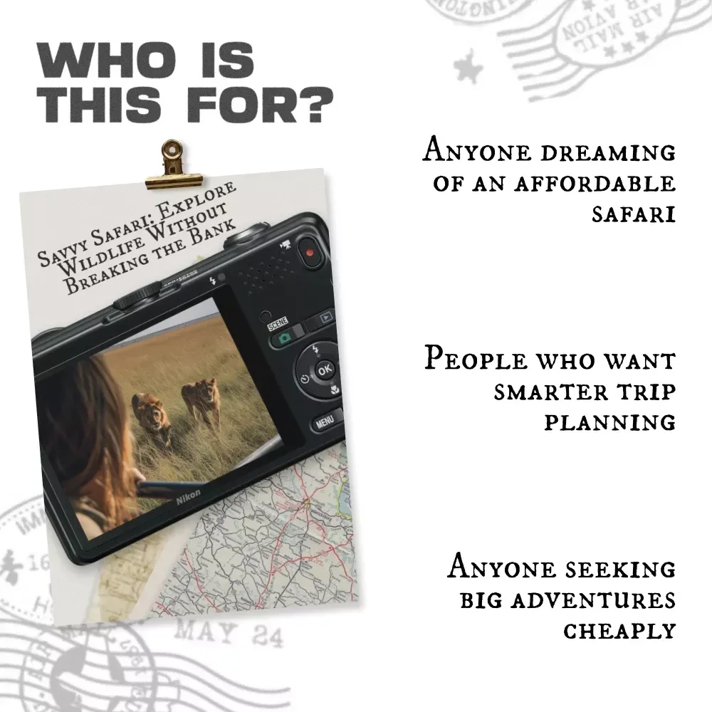 Savvy Safari: Explore Wildlife Without Breaking the Bank – Budget-Friendly Travel Guide for Smart Explorers | Ultimate Affordable Safari Planning Ebook