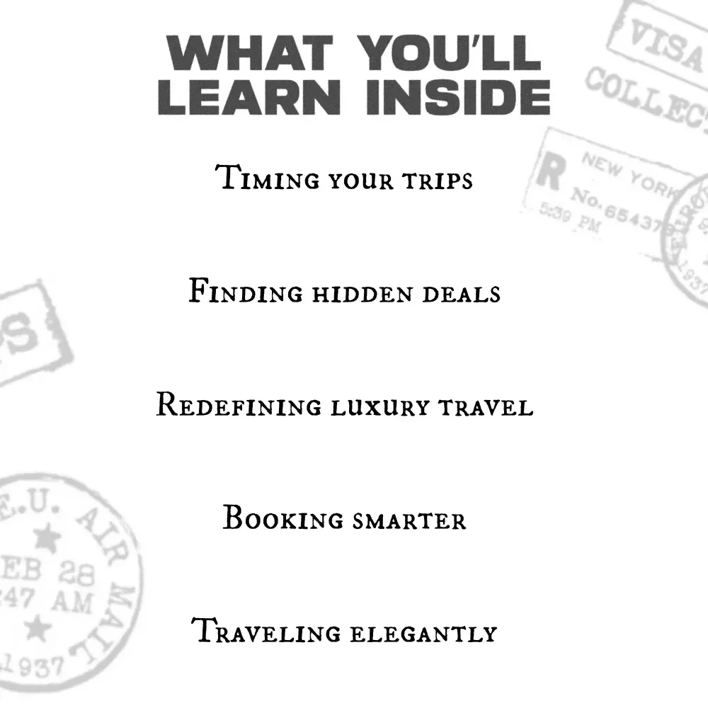Luxury Travel Without the Luxe Price Tag | eBook Guide with Smart Luxury Travel on a Budget Tips, AI Tools, and Hidden High-End Travel Secrets