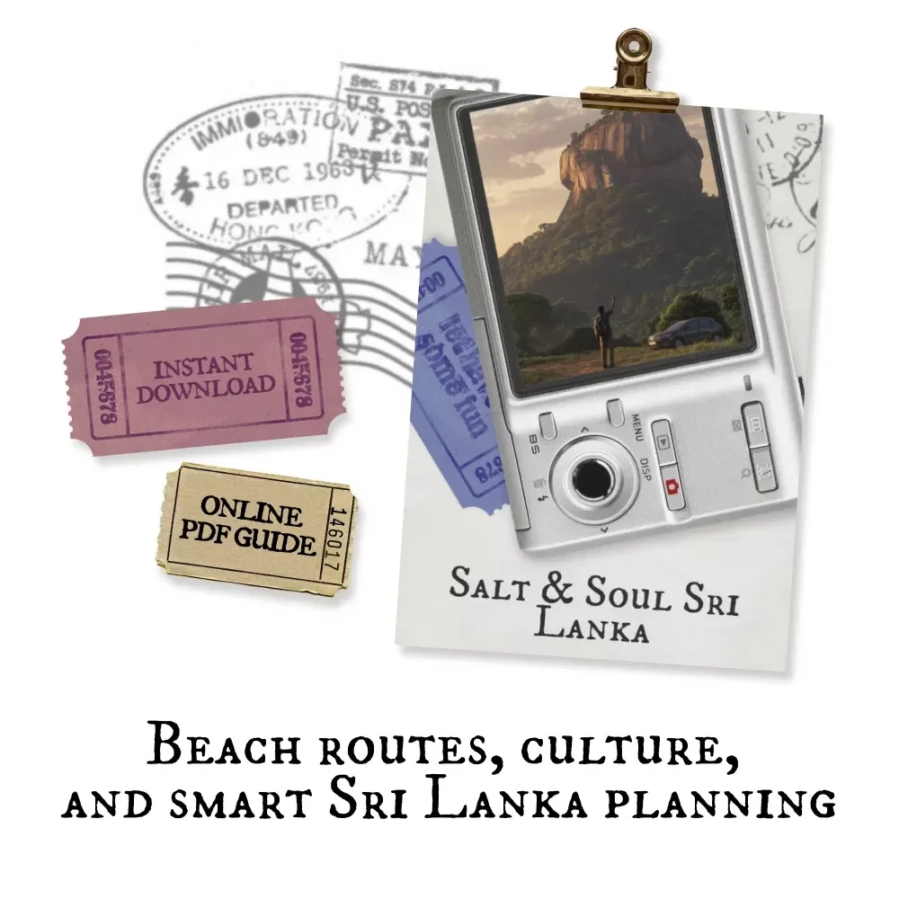 Salt and Soul Sri Lanka – A Smart Guide for a Sri Lanka Beaches and Culture Trip | Beach Routes, Culture & AI Travel Planning