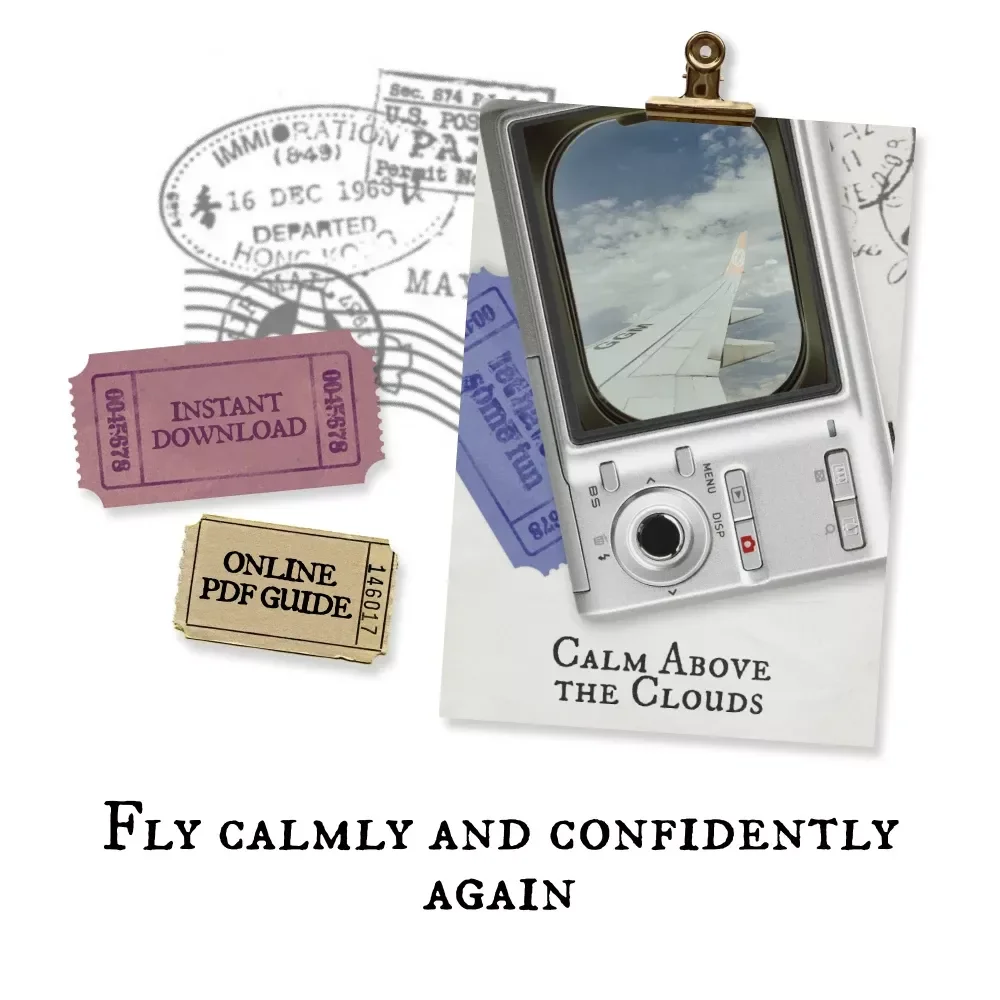 Calm Above the Clouds | Transform Your Flight Anxiety with This eBook Guide on How to Overcome Fear of Flying and Enjoy Every Journey