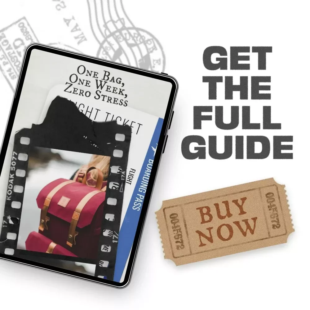 One Bag, One Week, Zero Stress | Ultimate Travel Packing Guide for How to Pack a Carry On Bag for a Week