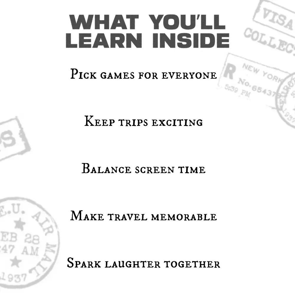 Road Trip Fun Everyone Can Join | Digital Guide | Road Trip Games for Adults and Kids for Long Drives and Family Adventures