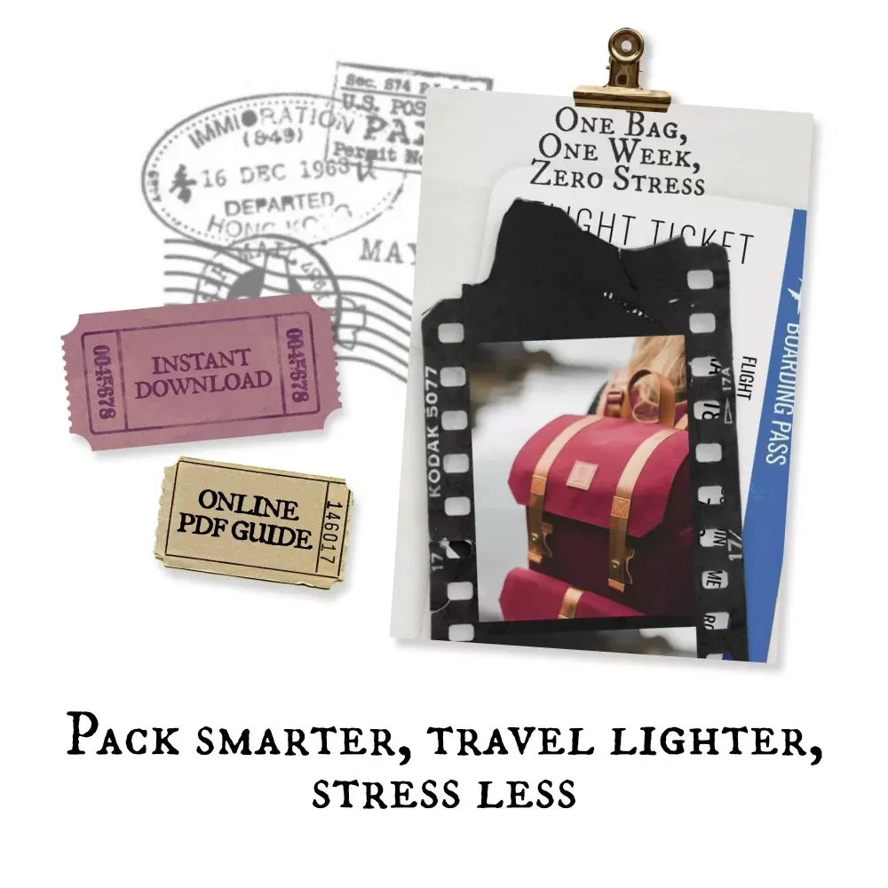 One Bag, One Week, Zero Stress | Ultimate Travel Packing Guide for How to Pack a Carry On Bag for a Week