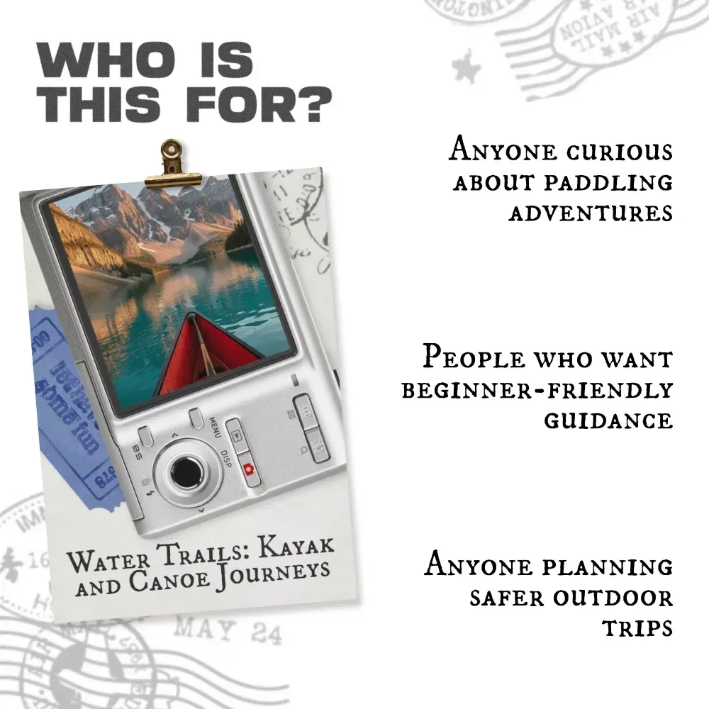 Water Trails: Kayak and Canoe Journeys – Ultimate Guide for Adventure Seekers | Printable Outdoor Travel eBook