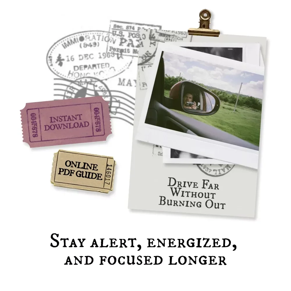 Drive Far Without Burning Out | Digital eBook for Safer Long Drives | How to Avoid Fatigue on Long Drives and Stay Focused Behind the Wheel