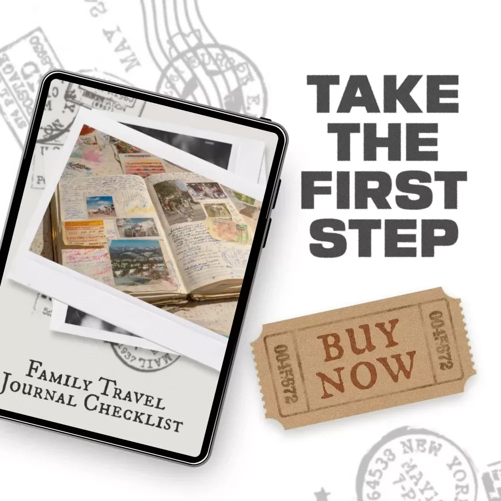 Family Travel Journal Checklist | Printable Family Trip Tracker | Vacation Memory Keeper | How to Keep a Family Travel Journal Guide
