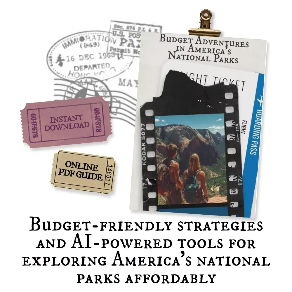 Budget Adventures in America’s National Parks | Ultimate Guide for a National Parks Trip on a Budget | Affordable Travel Planning eBook for Outdoors Lovers
