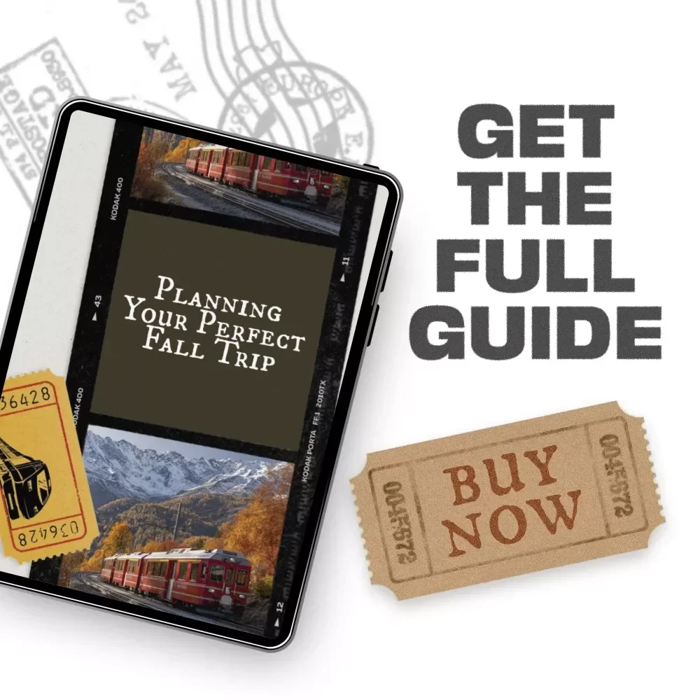 Planning Your Perfect Fall Trip | Travel eBook for Stress-Free Fall Trip Planning, Scenic Destinations, Budget Tips, and AI Travel Tools