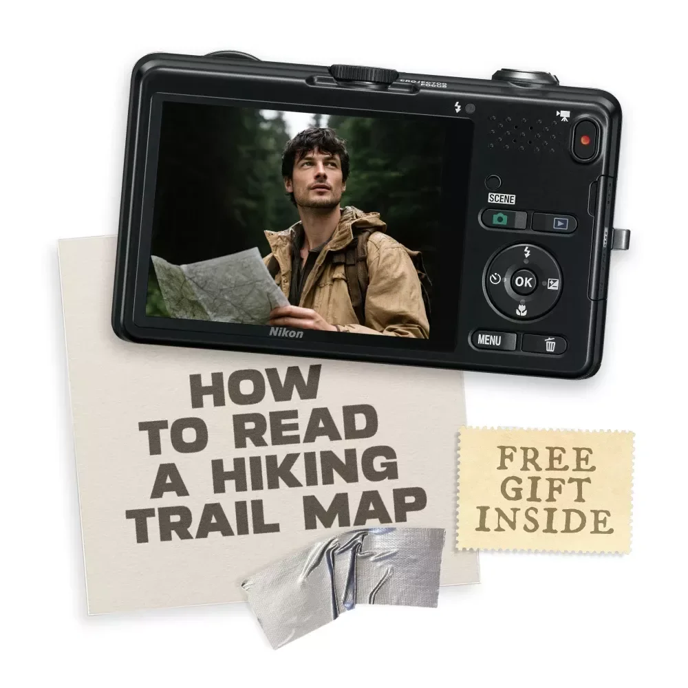 How to Read a Hiking Trail Map Like a Pro — Digital eBook for Beginners, Adventurers & Outdoor Enthusiasts | Learn Trail Navigation, Map Symbols & AI Hiking Tools for Safer Hikes