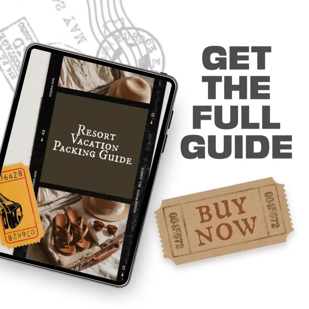 Resort Vacation Packing Guide — Ultimate Travel Checklist eBook, Digital Download for Stress-Free Resort Trips, Vacation Planning Printable, AI-Assisted Packing Tips