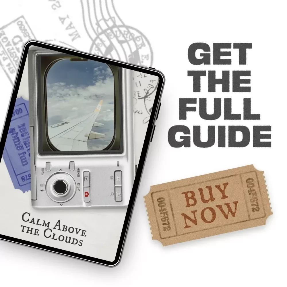 Calm Above the Clouds | Transform Your Flight Anxiety with This eBook Guide on How to Overcome Fear of Flying and Enjoy Every Journey