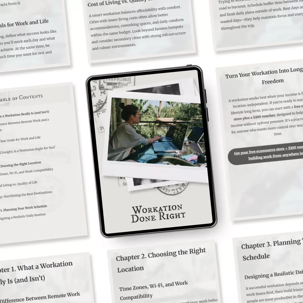 Workation Done Right: Your Ultimate Guide to Planning and Enjoying the Perfect Workation