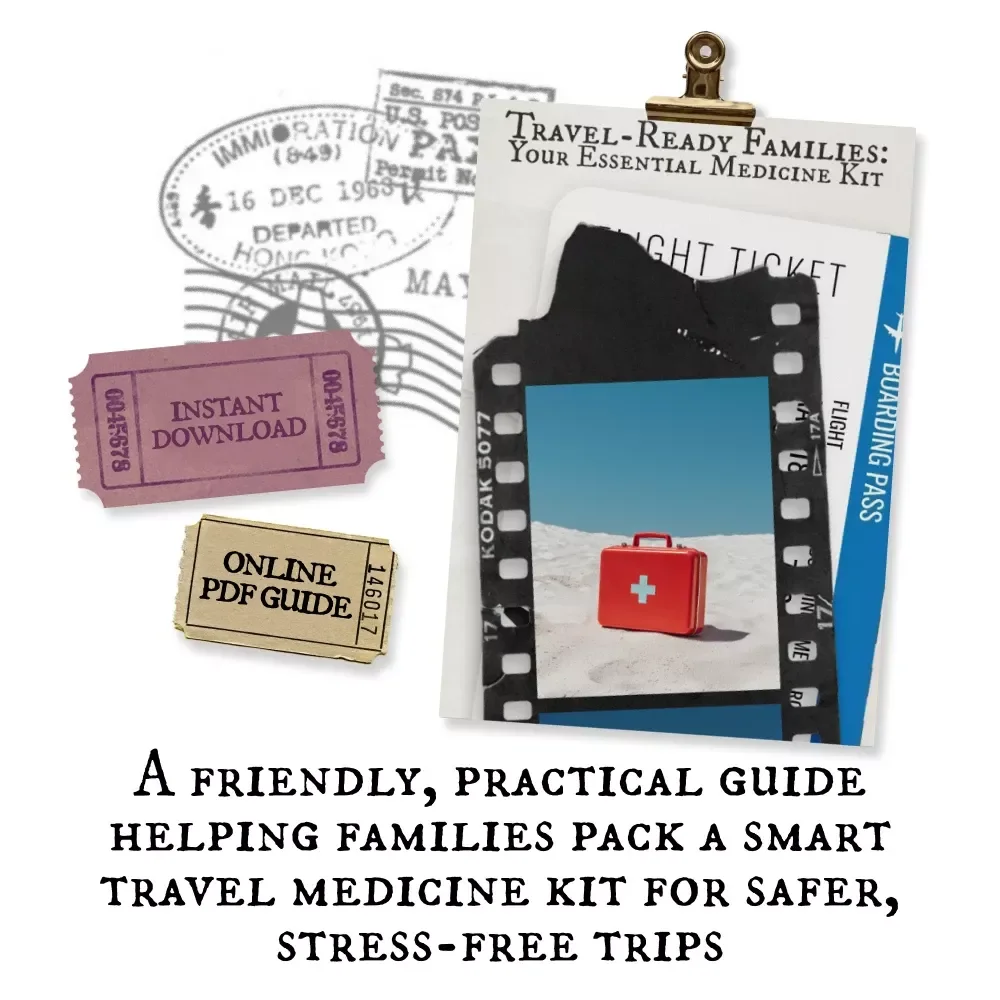 Travel-Ready Families: Your Essential Medicine Kit – Printable eBook for Parents | Family Travel Guide | essential medicine kit for family travel | Vacation Prep Checklist | Digital Download