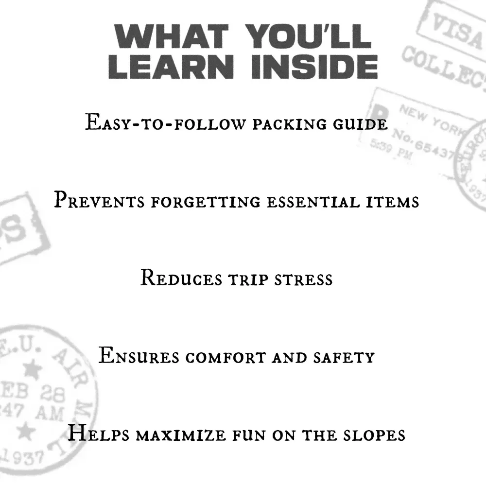 Beginner’s Ski Trip Packing Checklist – Essential Guide for First-Time Skiers