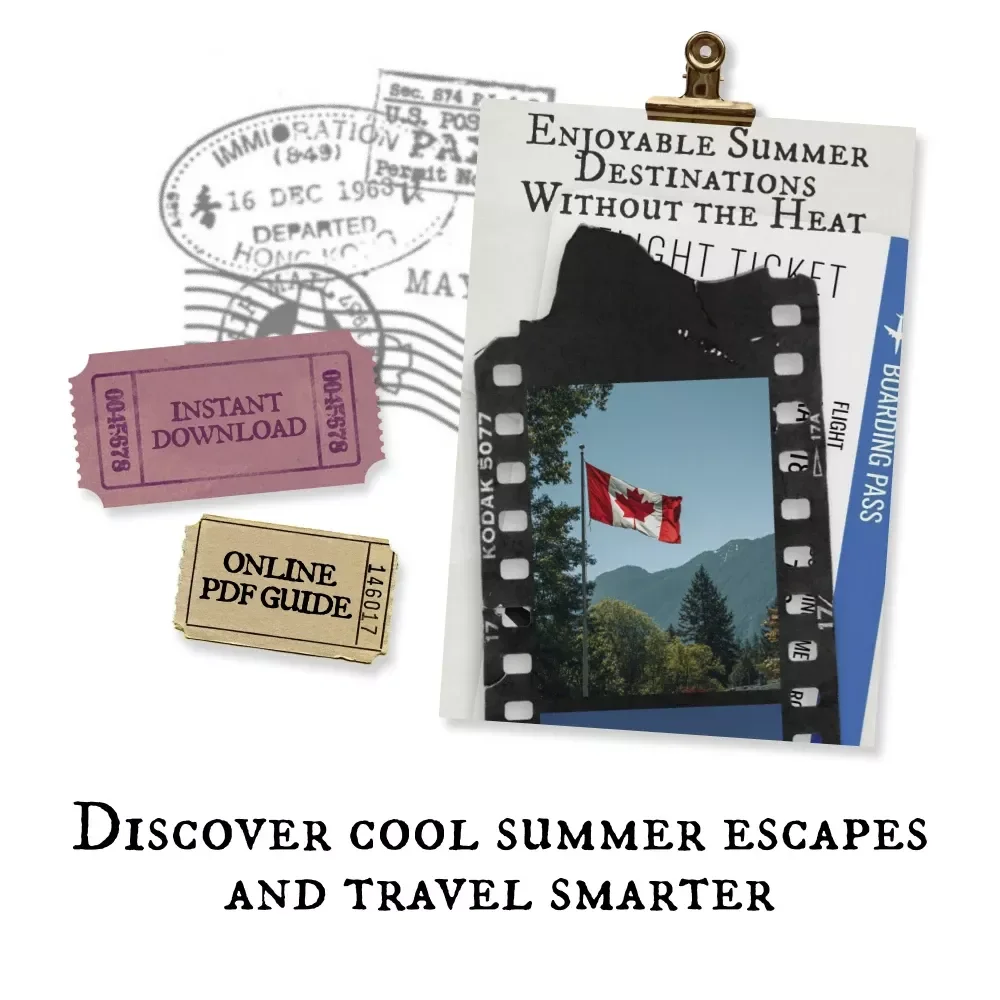 Enjoyable Summer Destinations Without the Heat | Travel eBook for Exploring Cool, Comfortable Getaways and Summer Destinations That Aren’t Too Hot