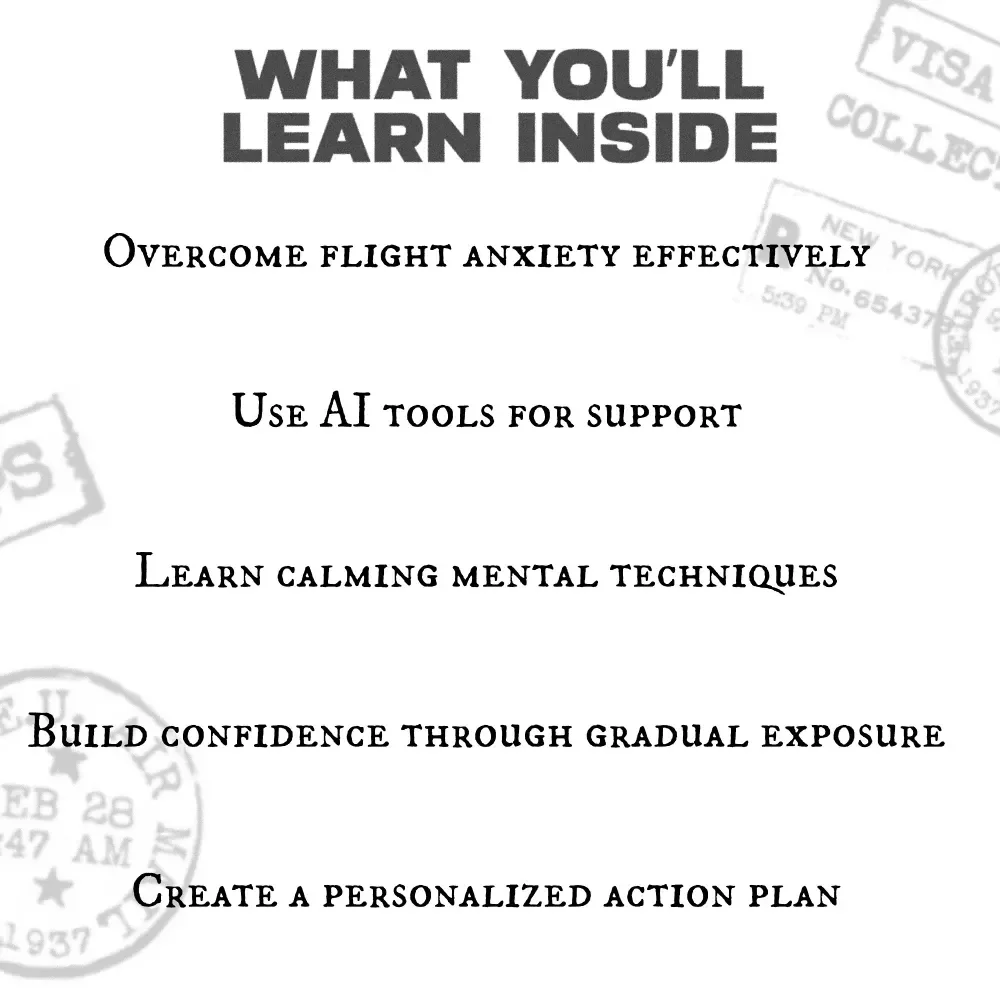 Cleared for Calm: Your Guide to Overcoming Fear of Flying - eBook to Manage Flight Anxiety with Effective Techniques