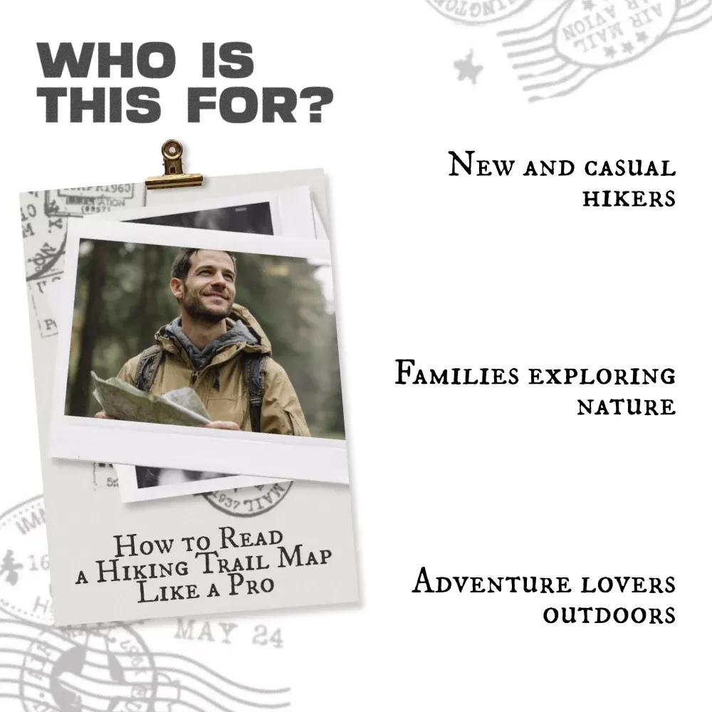 How to Read a Hiking Trail Map Like a Pro — Digital eBook for Beginners, Adventurers & Outdoor Enthusiasts | Learn Trail Navigation, Map Symbols & AI Hiking Tools for Safer Hikes