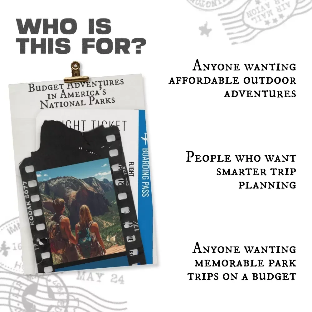 Budget Adventures in America’s National Parks | Ultimate Guide for a National Parks Trip on a Budget | Affordable Travel Planning eBook for Outdoors Lovers