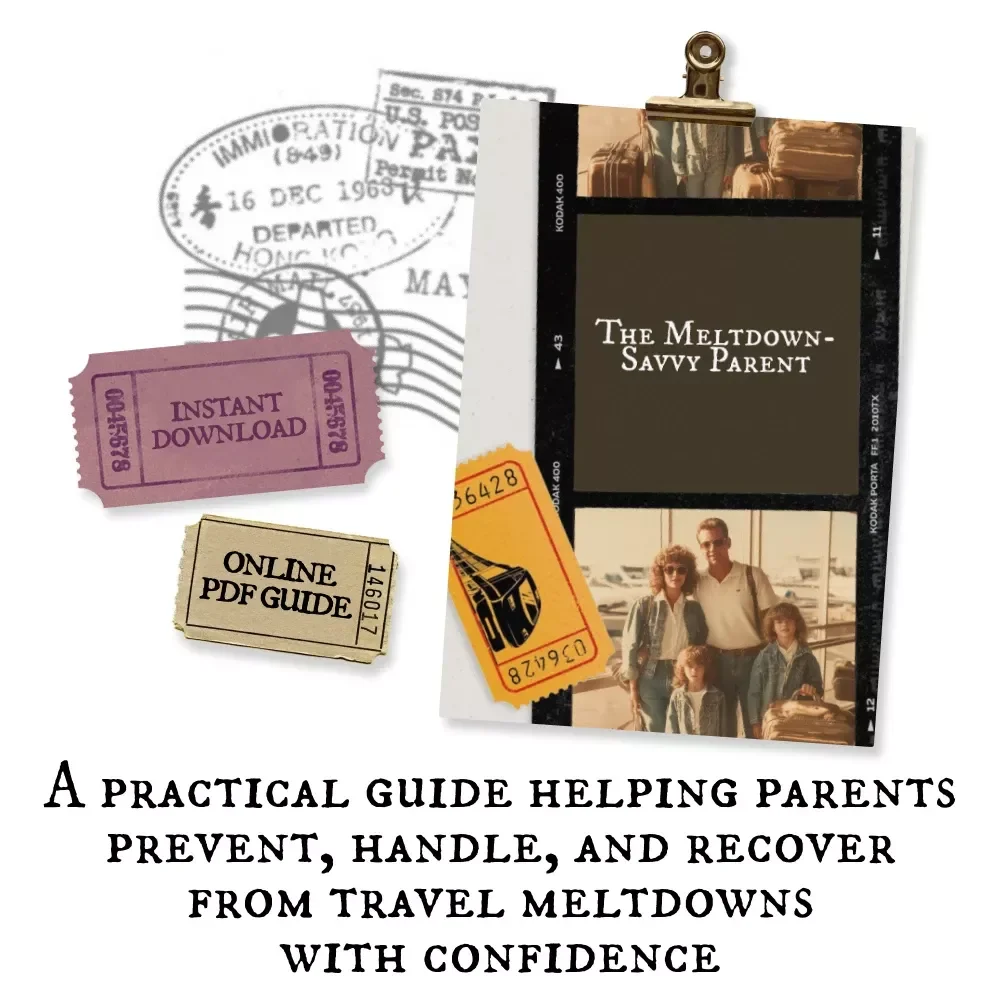 The Meltdown-Savvy Parent — Ebook Guide for Traveling Families | Calm-Travel Strategies, Parenting Support