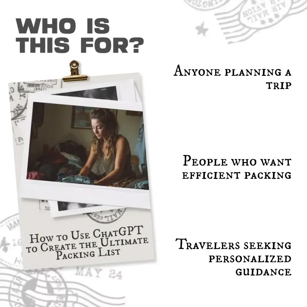 How to Use ChatGPT to Create the Ultimate Packing List: A Step-by-Step Guide to Packing Smarter with AI