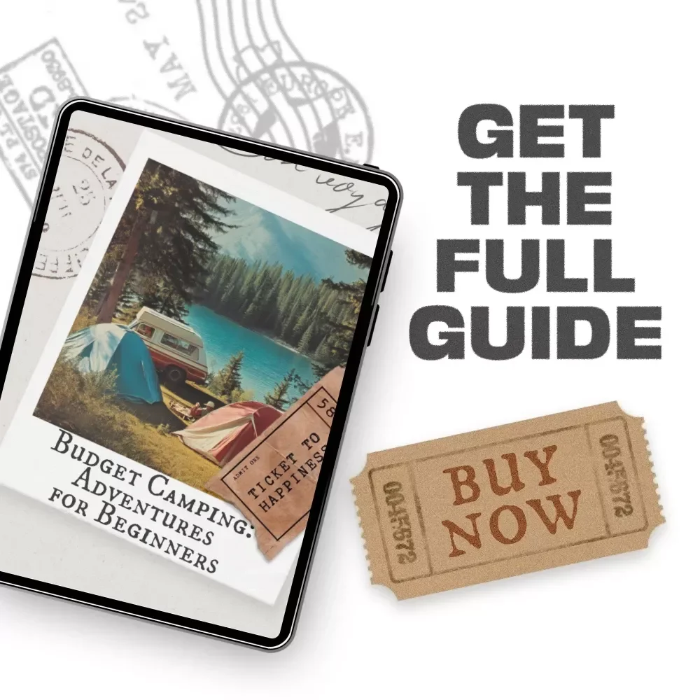 Budget Camping: Adventures for Beginners – Affordable Outdoor Guide Ebook, Beginner-Friendly Camping Tips, Budget Camping Planner