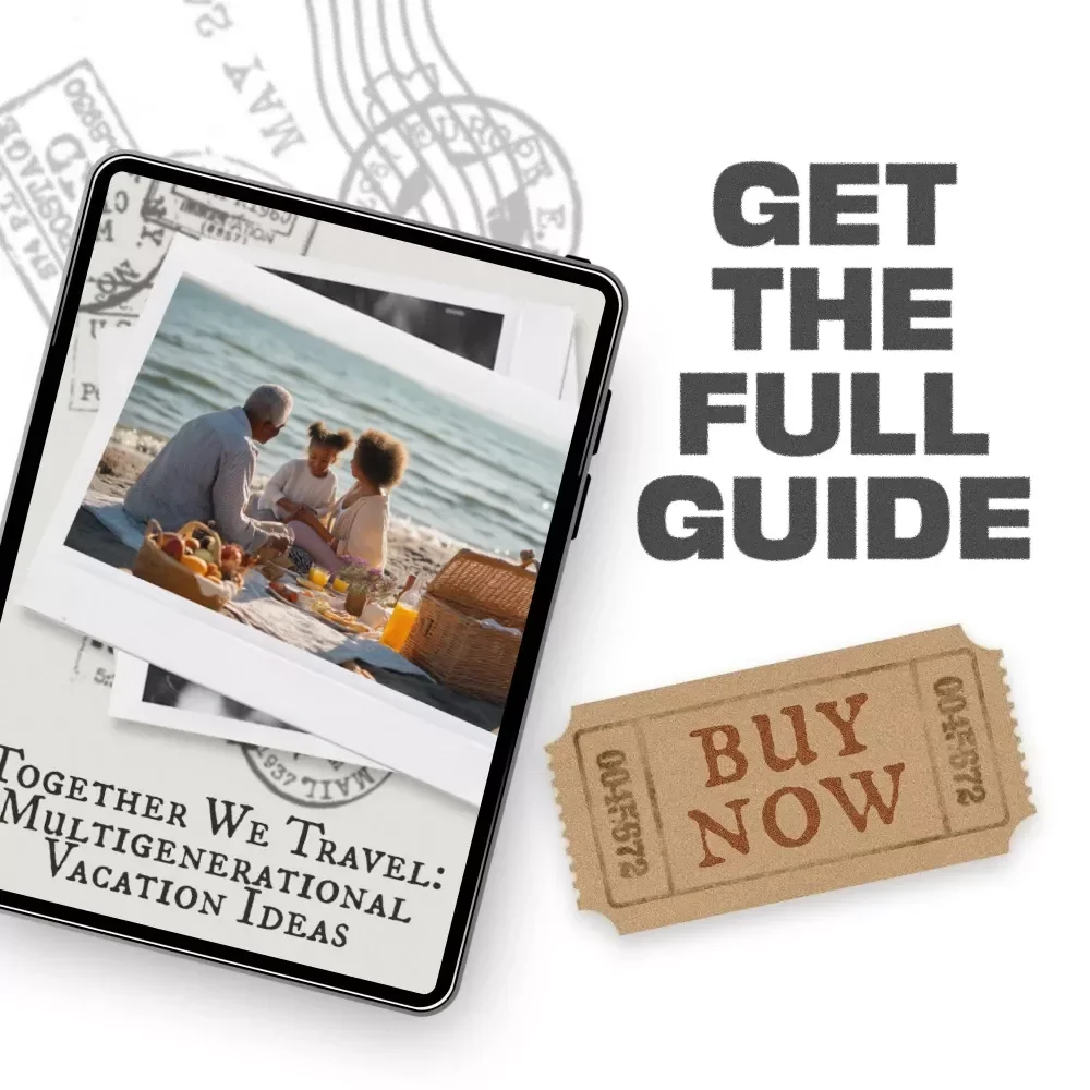 Together We Travel: Multigenerational Vacation Ideas Guide | Family Travel Planner | eBook, All-Ages Trip Planning Resource