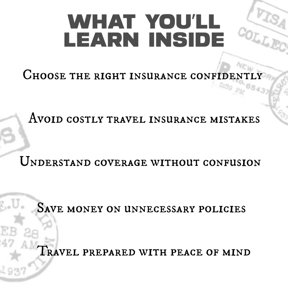 The Guide to Understanding Travel Insurance – Travel Insurance Basics, Smart Travel Planning, Digital Guide for Travelers, Vacation Protection eBook Download