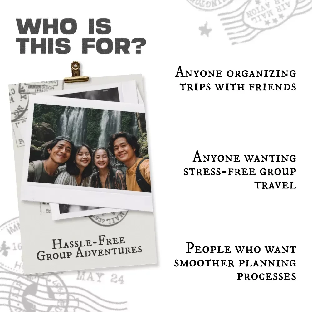 Hassle-Free Group Adventures | Ultimate Guide Ebook for Stress-Free Travel Planning | Group Travel Organizer’s Digital Handbook