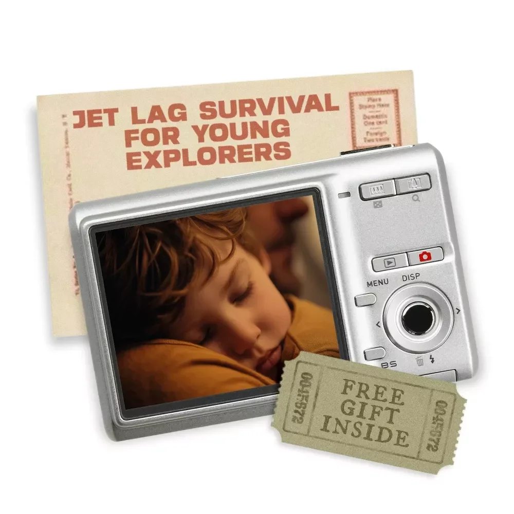 Jet Lag Survival for Young Explorers | Travel Parent Guide | Managing Jet Lag with Young Children | Family Travel eBook for Stress-Free Time Zone Transitions