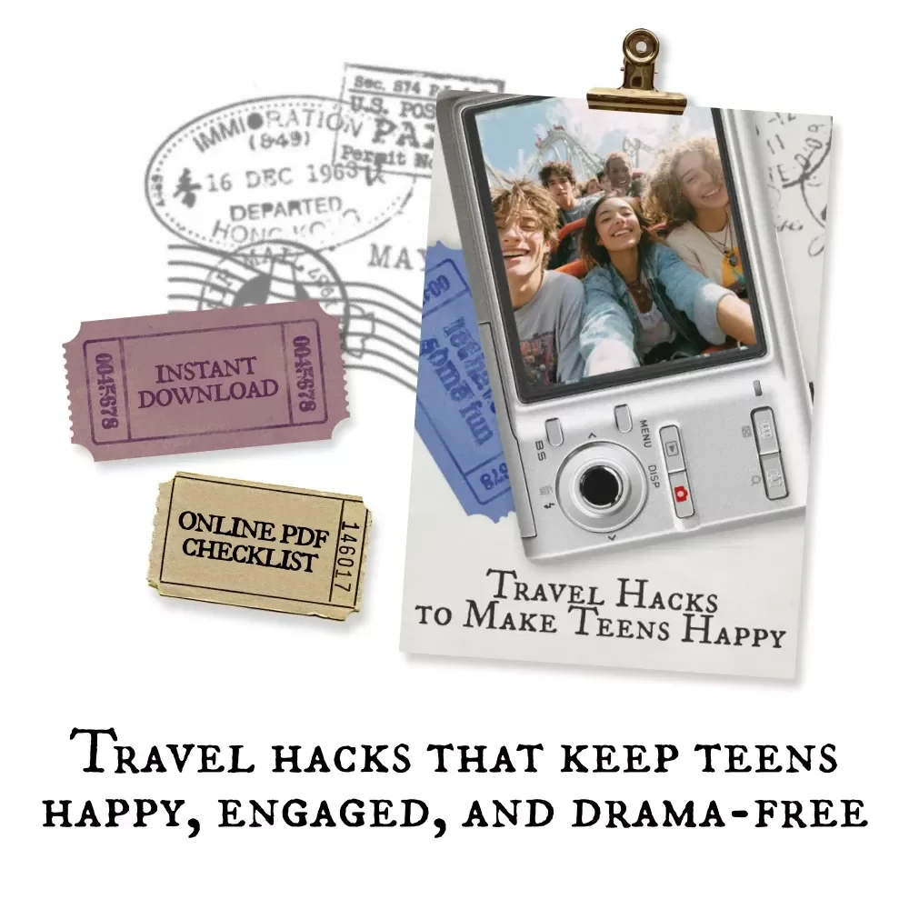 Travel Hacks to Make Teens Happy | Ultimate Teen Travel Checklist for Stress-Free Family Trips | traveling with teens how to keep them happy Guide