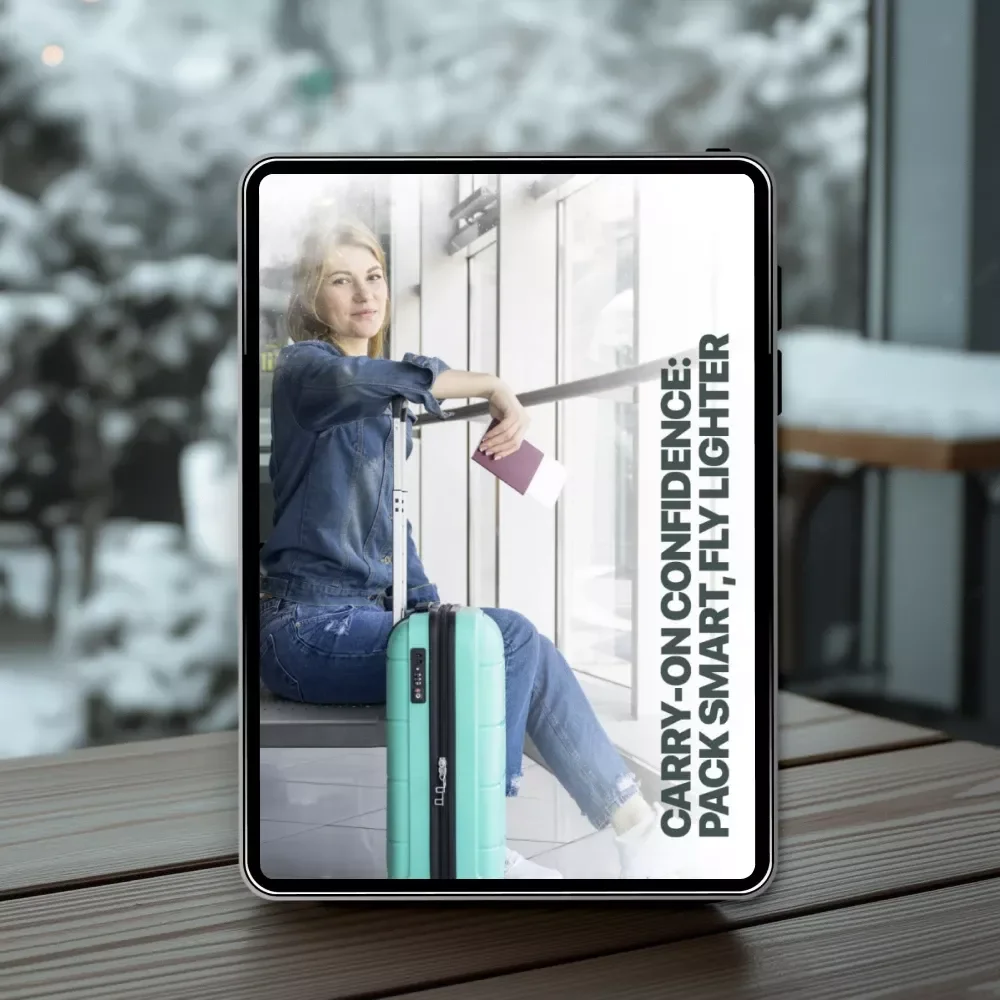 Carry-On Confidence: Pack Smart, Fly Lighter | Smart Travel Packing Guide, TSA-Friendly Carry-On Checklist & Stress-Free Flying Planner