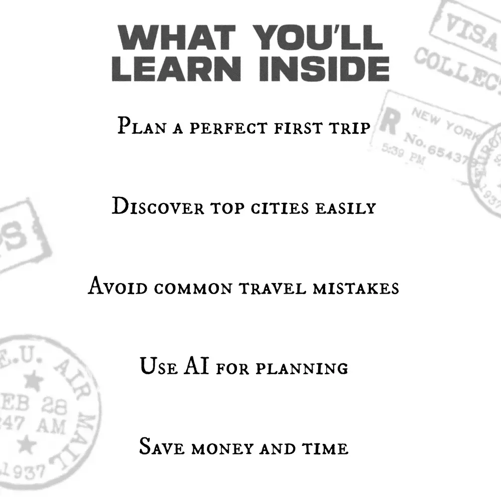 Thailand Unlocked: The First-Timer’s Adventure Guide | Digital Travel Planner | Complete Thailand Itinerary for First Timers