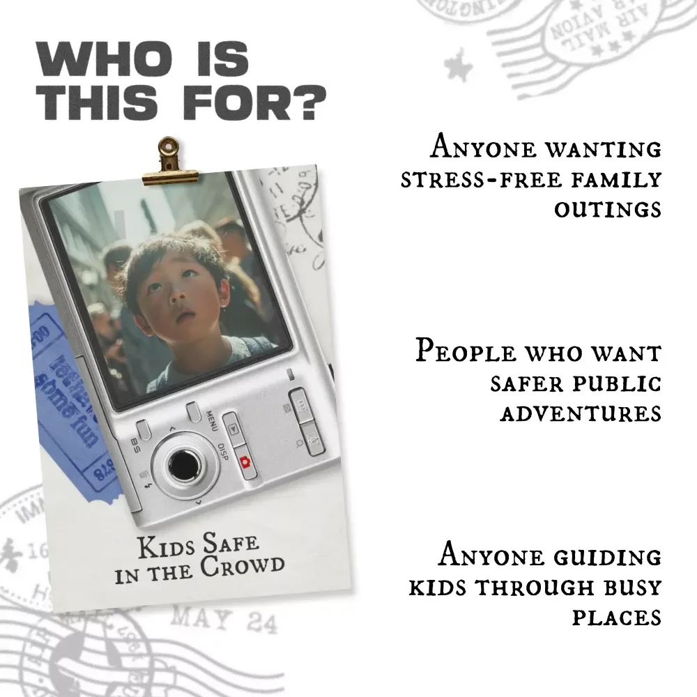 Kids Safe in the Crowd Ebook | Family Travel Safety Guide | Crowd Navigation for Parents | Child Safety Digital Download