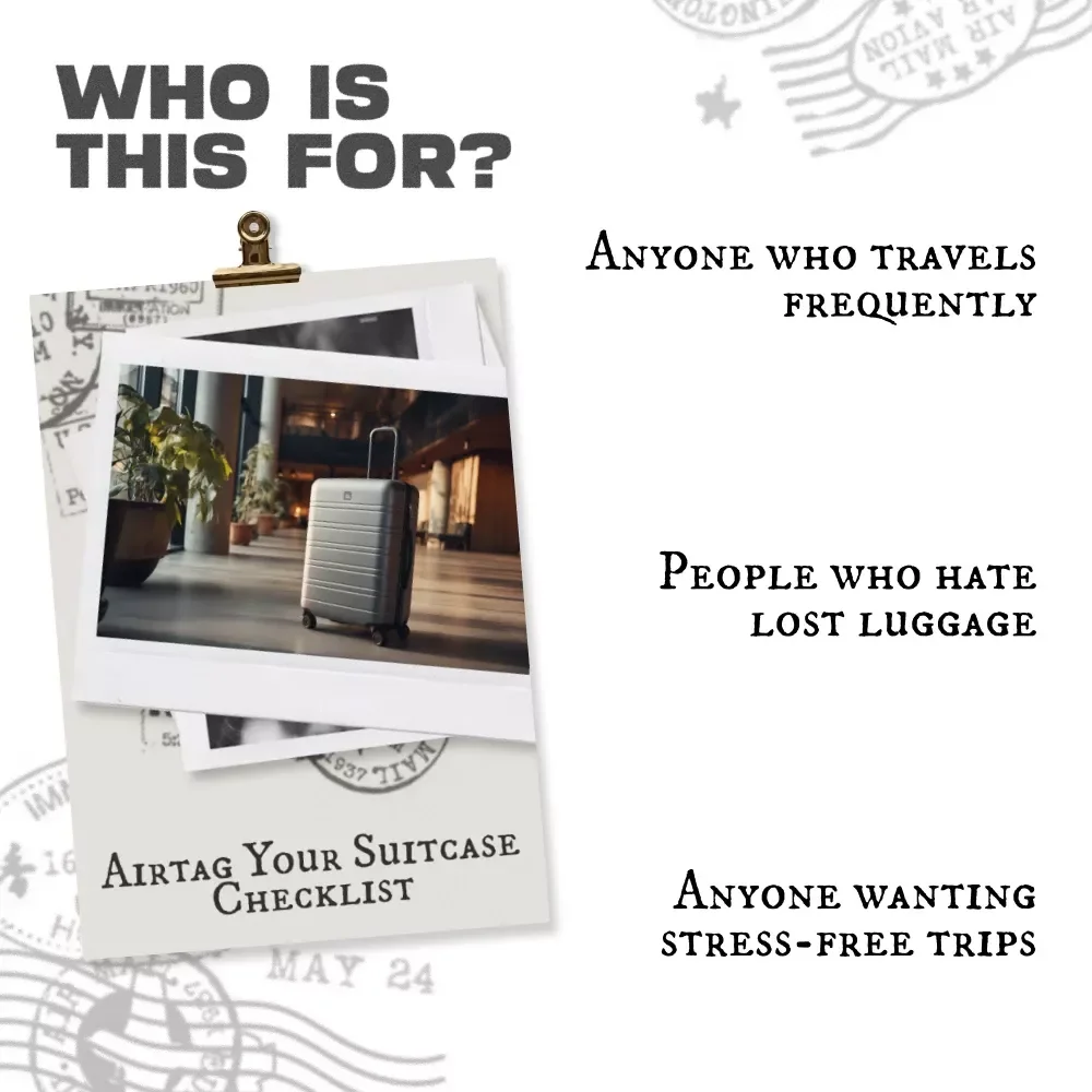 Airtag Your Suitcase Checklist – Smart Travel Packing Guide | Is Airtag Your Suitcase Is It Worth It Checklist for Stress-Free Trips
