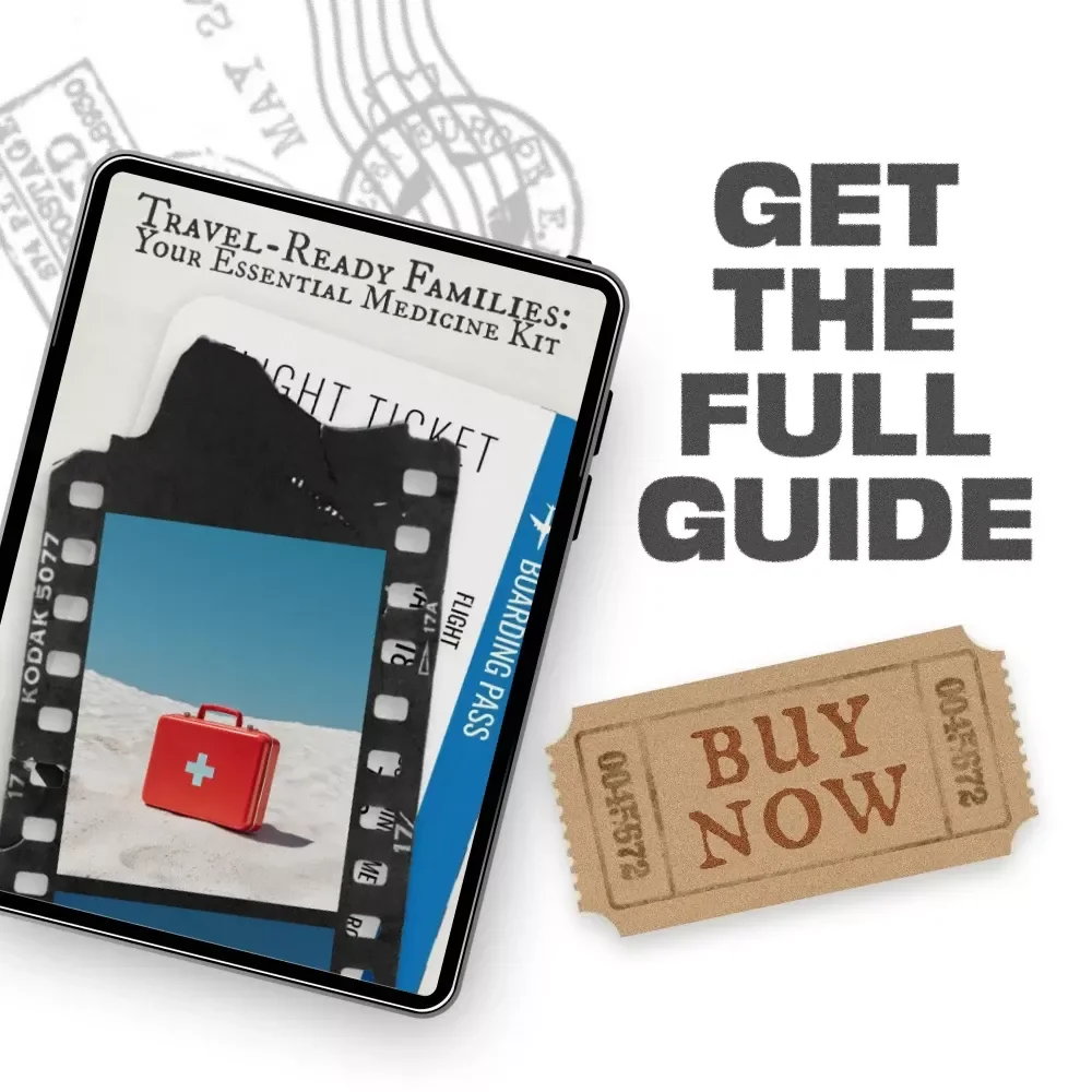 Travel-Ready Families: Your Essential Medicine Kit – Printable eBook for Parents | Family Travel Guide | essential medicine kit for family travel | Vacation Prep Checklist | Digital Download
