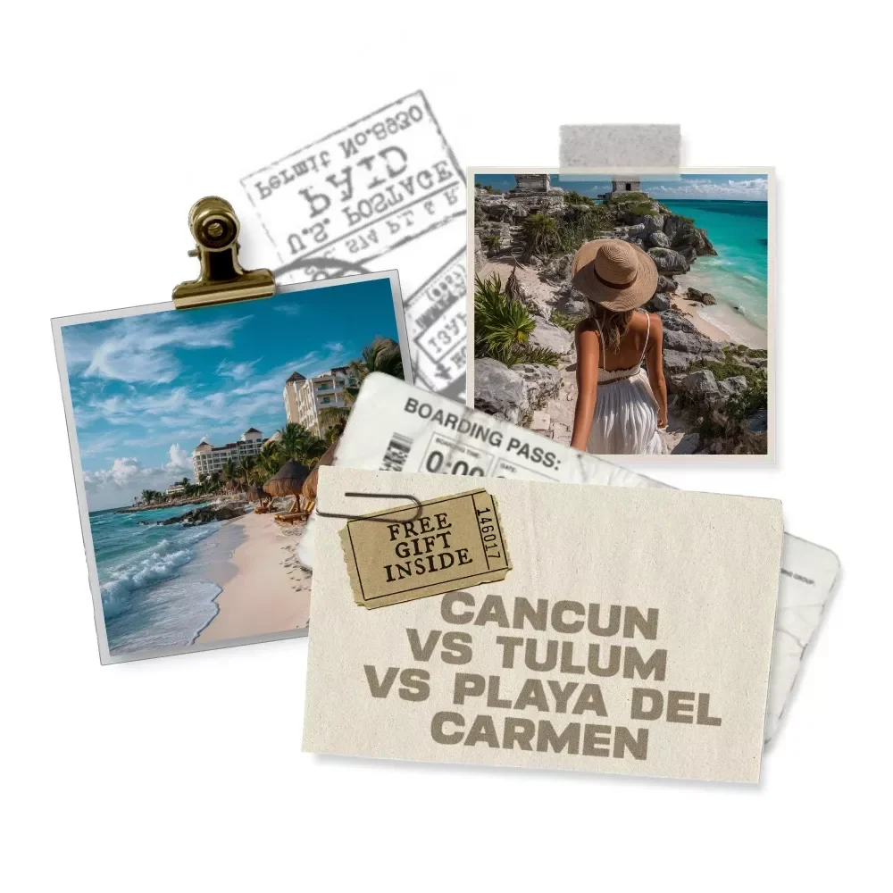 Cancun vs Tulum vs Playa del Carmen | Ultimate Mexico Travel Comparison eBook for Trip Planning | Digital Download Guide for Choosing Your Perfect Beach Destination